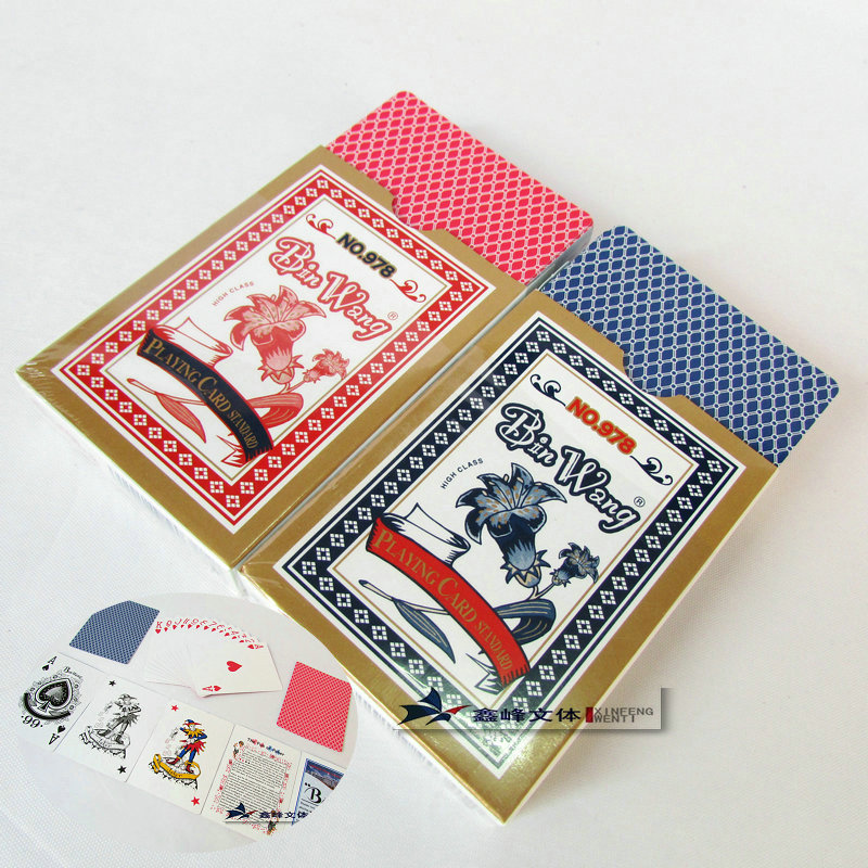 Paper playing cards NO978 Baccarat professional Texas 21 Dragon Tiger professional wide card casino sub