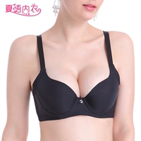 Xia ngôn ngữ Áo ngực mỏng màu tinh khiết nhận được ngực phải thoải mái áo ngực thoáng khí thu thập để điều chỉnh các loại đồ lót liền mạch nữ đích thực nội y đẹp