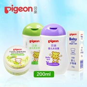 Pigeon bé chăm sóc da sạch tắm phù hợp với chăm sóc em bé sơ sinh bath nguồn cung cấp tã bột talc