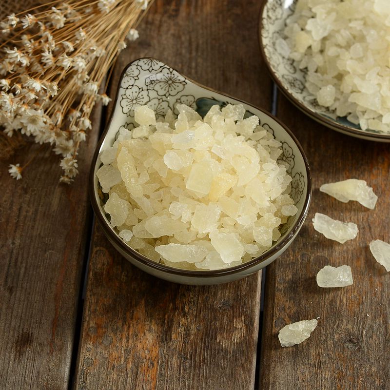 Small yellow rock sugar natural polycrystalline rock sugar block old rock sugar slice soil rock sugar non-brown sugar brown sugar bulk 400g