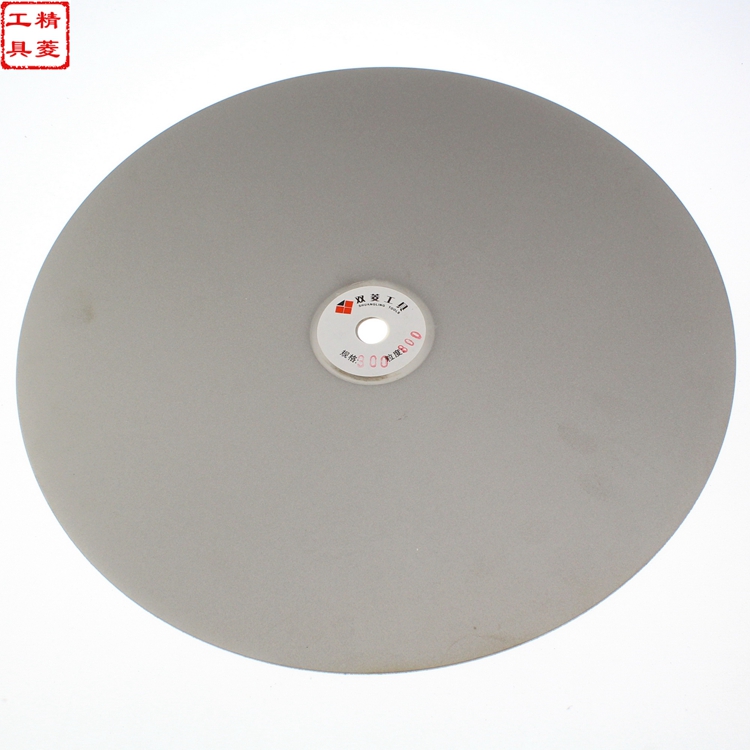 Great special price 300mm 12 inch grain size Qi plated diamond millstones jade ceramic glass seal engraving grinding sheet