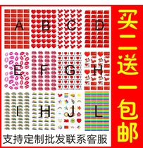 Football five-star red flag rainbow Chinese flag tattoo stickers National Day sports activities face stickers hand stickers cheering