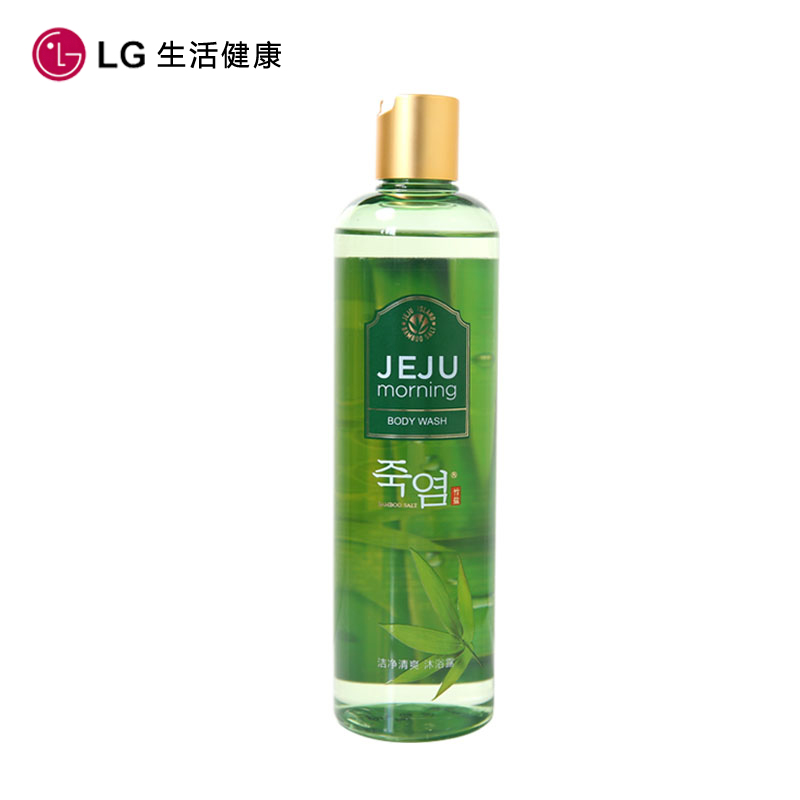 【天猫超市】LG 竹盐早安济州 洁净清爽沐浴露 400ml 浓缩型
