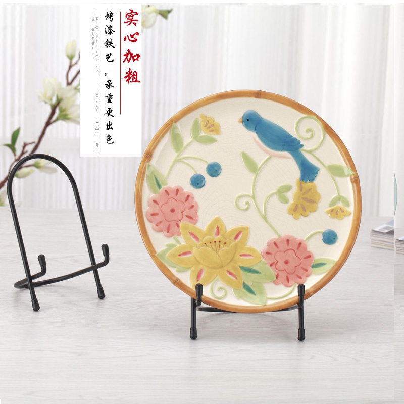 Usd 6 75 Decorative Plate Bracket Display Tray Disk Square Plate