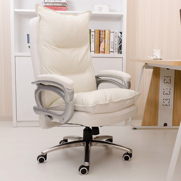 Ultra comfortable computer office pulley YY anchor ultrasoft pink white dedicated to sitting comfortable chair