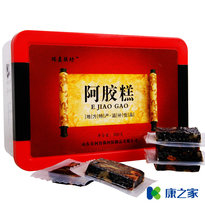 阿胶糕500g即食女士型阿胶膏方手工自制东阿送礼阿胶固元膏