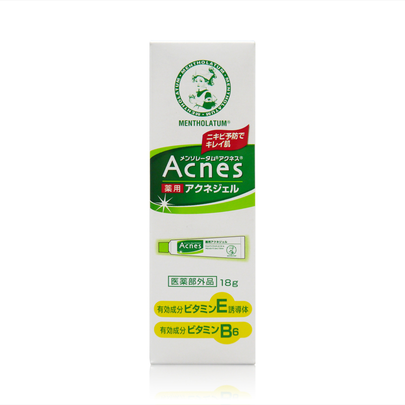 【日本直邮】曼秀雷敦乐肤洁痘肌护理啫喱Acnes精华液痘痘膏18g