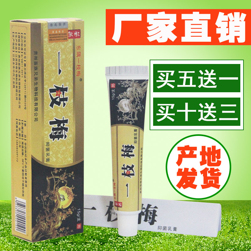 天猫正品 东隅一枝梅一枝梅抑菌乳膏一支梅乳膏买5送1买10送3