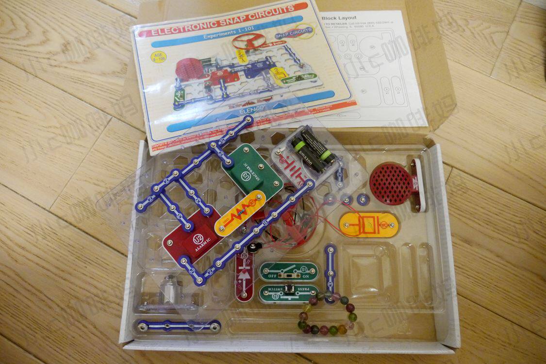 c-mother Fidelity Elenco Snap Circuits SC-100 300 500 750 circuit assembly building blocks