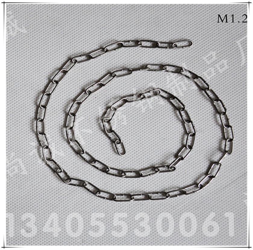 Factory price promotion 304 stainless steel tube hinge chain pet dog load-bearing traction drive door lock 1 2mm thickness