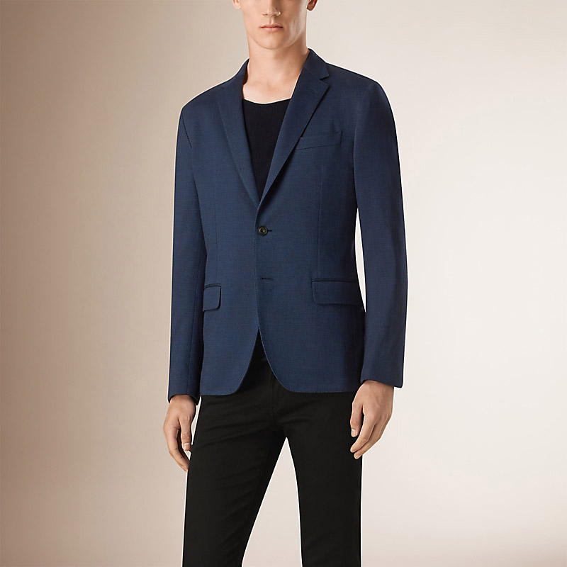BURBERRY/博柏利现代剪裁无内衬亚麻棉质休闲外套 40062291