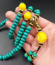 Optimized turquoise safety buckle jade bracelet abacus beads 108 multi-circle bracelets for men and women