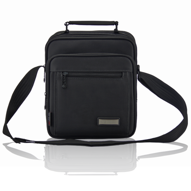 One-shoulder men's bag vertical casual small bag Oxford canvas messenger bag business men's bag IPAD backpack briefcase