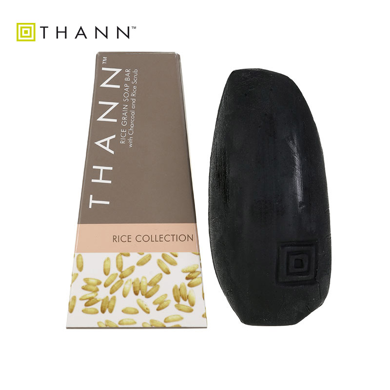 THANN庭润 纯米系列活性炭精华皂100g 深层清洁 保湿滋养肥皂
