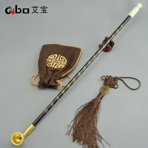 Aibao old -style bronze smoke sack pot