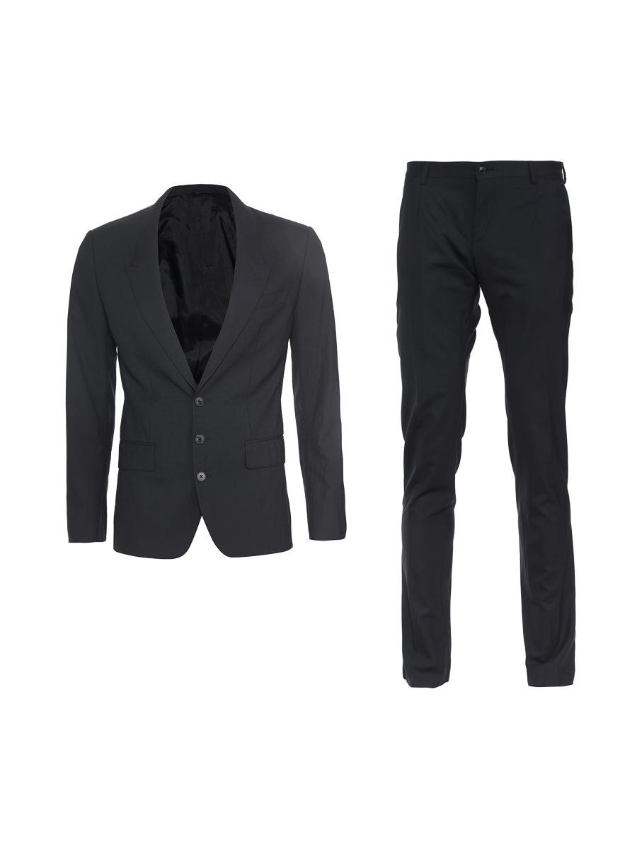 Dolce&Gabbana 黑色枪驳领西服套装