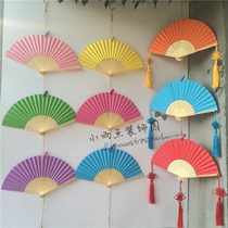 Kindergarten environment festival decorations classroom staircase corridor hanging decoration three-dimensional color paper fan creative hanging decoration