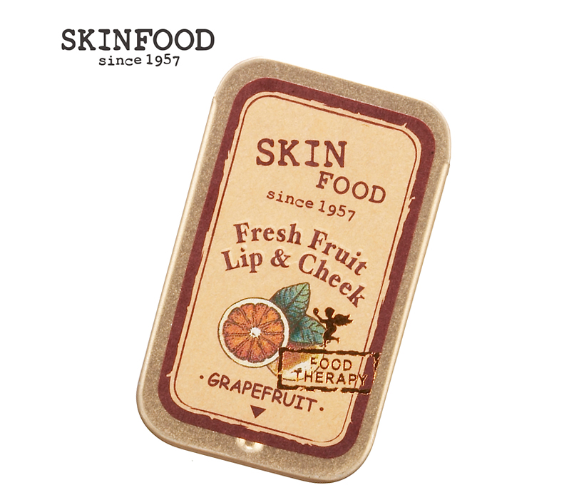 Skin Food爱恋鲜果唇颊膏唇彩滋润保湿唇颊膏两用唇腮韩国正品