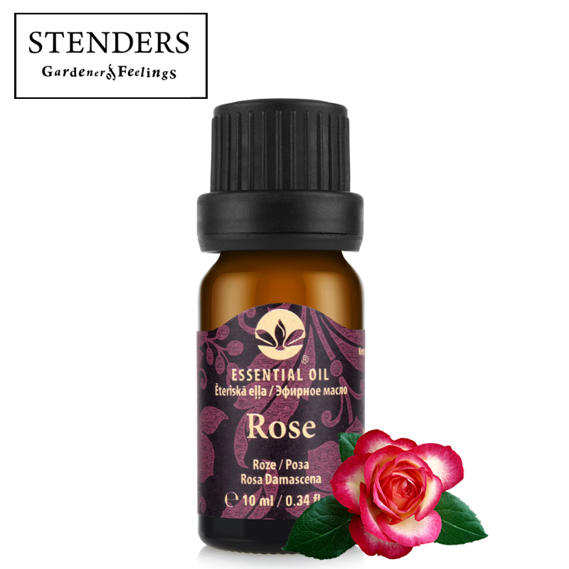 STENDERS/施丹兰玫瑰香薰油10ml单方精油芳疗嫩白提亮 新旧装随机