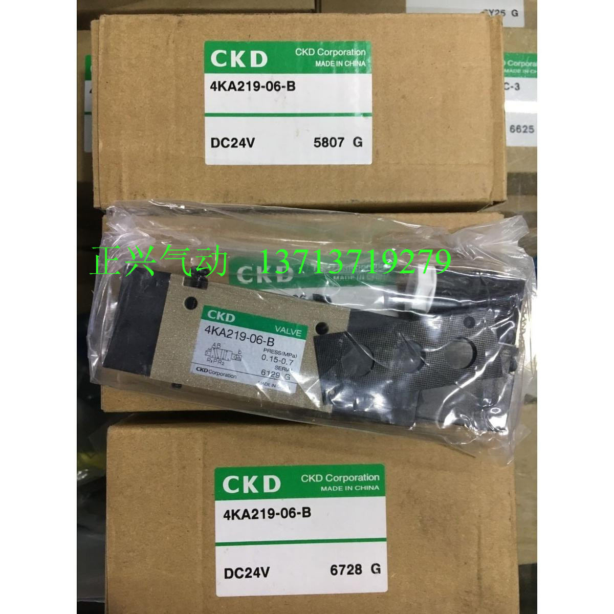  New original CKD solenoid valve 4KA219-06-B DC24V    