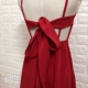 Váy đi biển màu đỏ cẩn thận máy bị rò rỉ lưng váy 2018 slim sling backless kỳ nghỉ bên bờ biển đầm trắng đi biển Váy dài