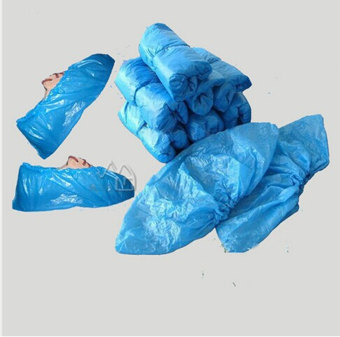 Manufacturers sell one-time CPE thickened shoe covers foot automatic shoe covers shoe cover 100 packs