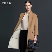 TDEB2019 mùa xuân mới cao cấp Albaka áo hai mặt cashmere áo len nữ alpaca - Áo len lót đôi