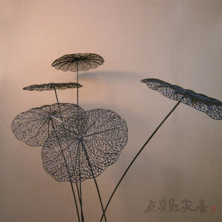 (emulated art lotus leaf) plastic art lotus leaf dry lotus flower with flower arrangement drying flower welcome spring new product