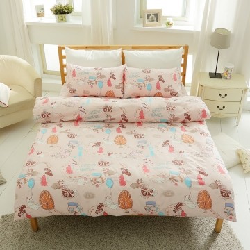 HO KANG 雪纺绵双人加大四件式床包被套组台湾官网直邮进口