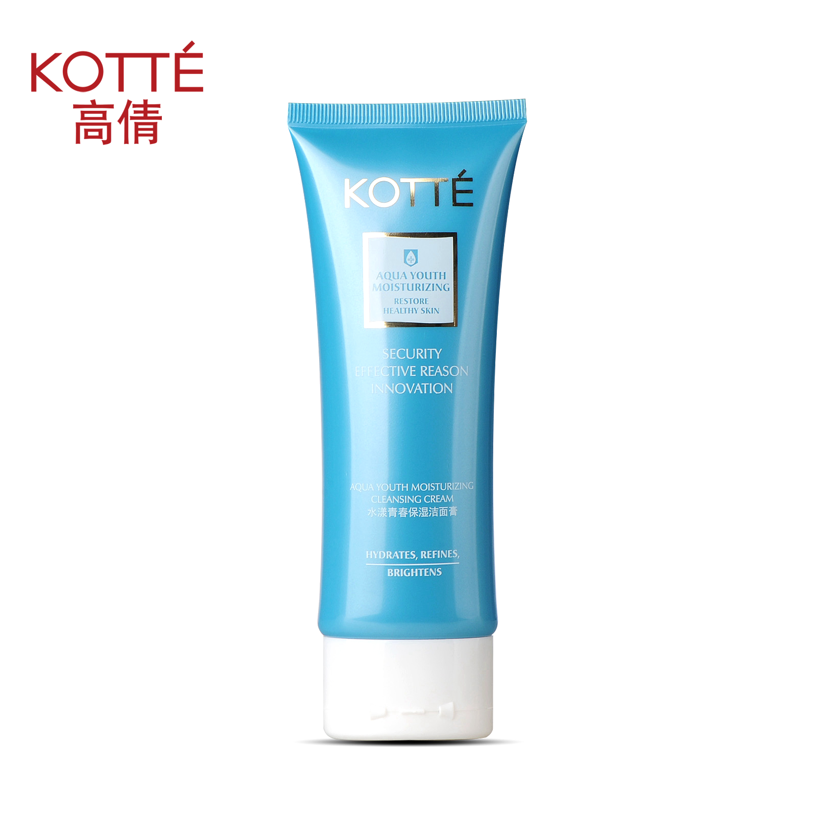 KOTTE/高倩水漾青春保湿洁面膏120g 补水清洁温和不紧绷 水润感