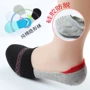 Mùa xuân và mùa hè cotton silicone chống trượt bông nông miệng vô hình phụ nữ thuyền vớ vớ đậu ngắn giày vớ vớ quần tất siêu mỏng mùa hè