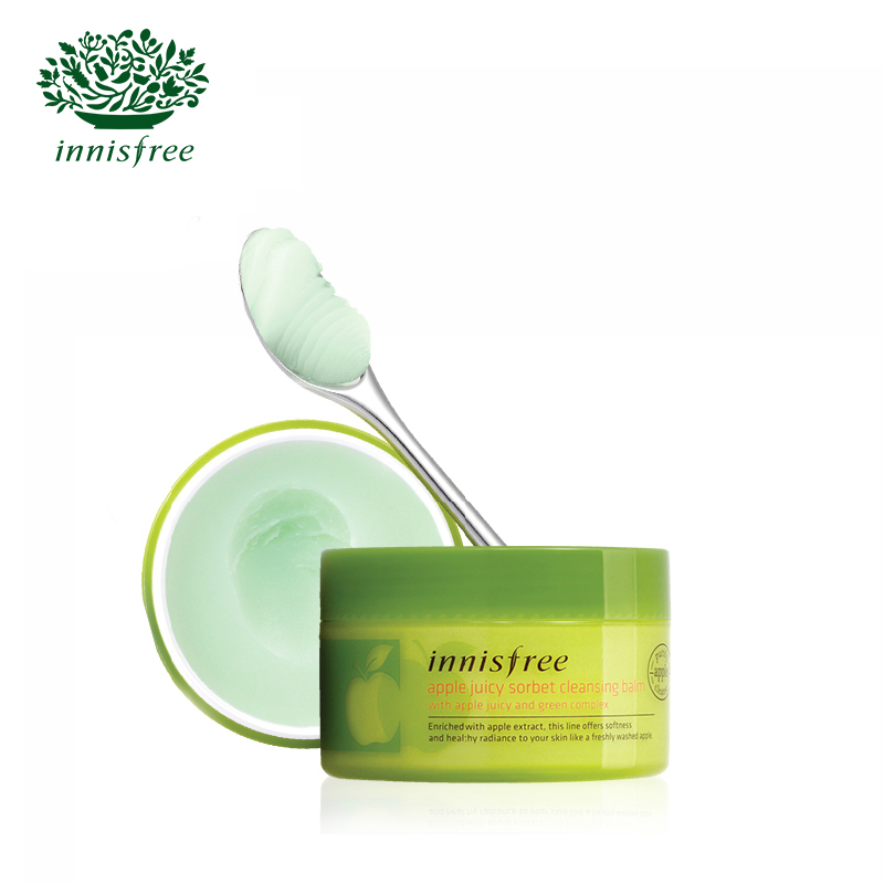 innisfree/悦诗风吟青苹果凝沙清柔卸妆膏/霜100ml 深层清洁 正品