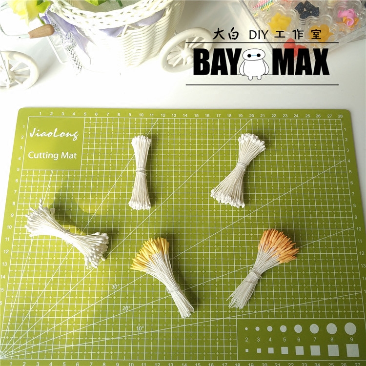 (Great white) high simulation matte gypsum flower core can be dyed handmade DIY flower heart