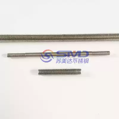 Special offer M12 304 stainless steel tooth bar full threaded tooth bar through wire screw headless bolt stud can be cut to zero