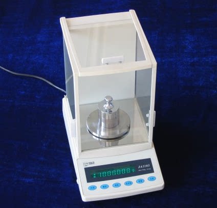 Shanghai Haikang JA123 1/1000 grams of electronic analysis balance 120g 1mg 1mg 0001g
