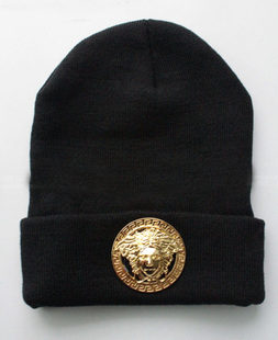 Knitted human head hip-hop style, woolen hat suitable for men and women, European style, punk style