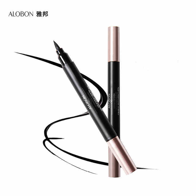 AloBon/雅邦眸力型变双头眼线液笔2.4ml不易晕染眼线液速干防水