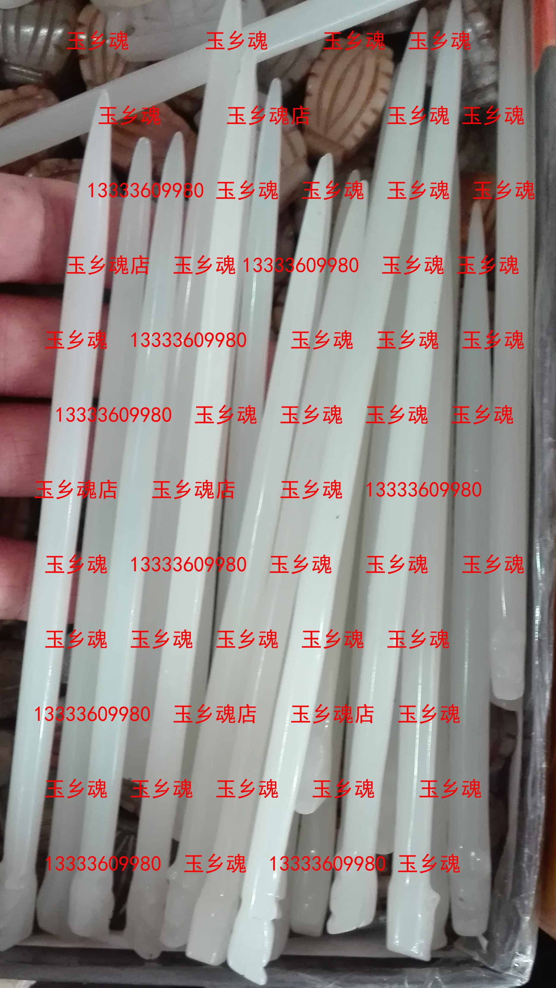 Hanging the bao of the natural white jade faucet hair and sculpture Yu soul town store is worth possessing