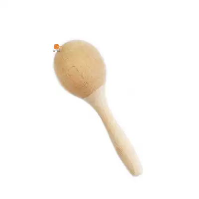 Mengsheng Education Orff children's musical instrument beech wood logs without lacquer sand ball sand hammer single