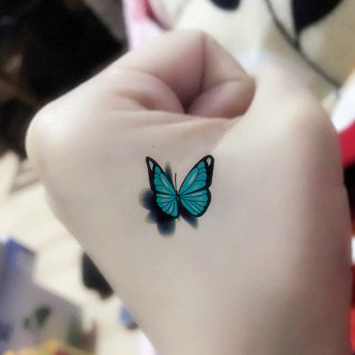 Download 3d Color Butterfly Tattoo Stickers Waterproof Female Realistic And Long Lasting Scar Cover Sexy Tattoo Three Dimensional Tattoo Stickers
