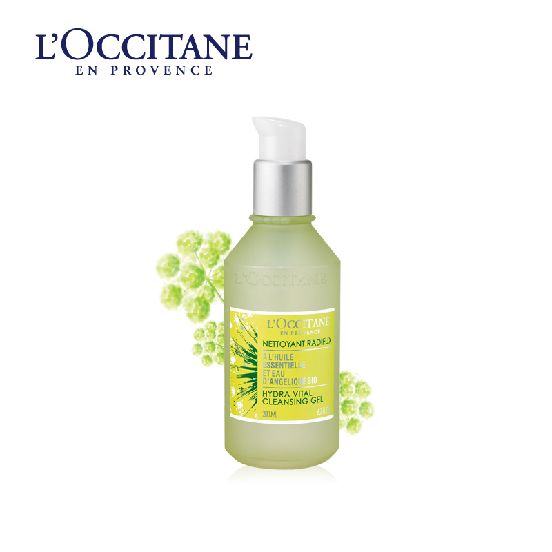 L'occitane/欧舒丹天使草润透洁面啫喱200ml