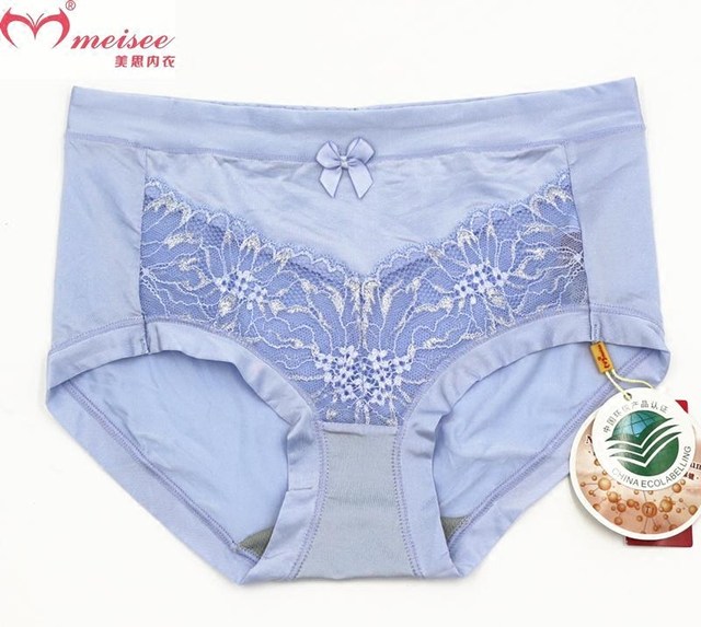 Meisi underwear bra FA01800181 ມີກາງແອວສີ່ຫລ່ຽມມຸມສະດວກສະບາຍແລະ sexy ຕ້ານເຊື້ອແບັກທີເຣັຍ butt ຍົກ underwear ຂອງແມ່ຍິງ D0180