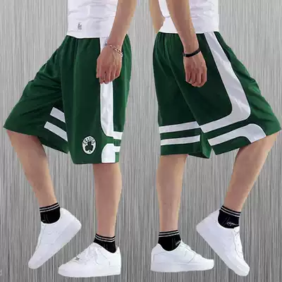 Summer basketball pants sports shorts breathable men's sports pants loose large size men's shorts running training five-point pants