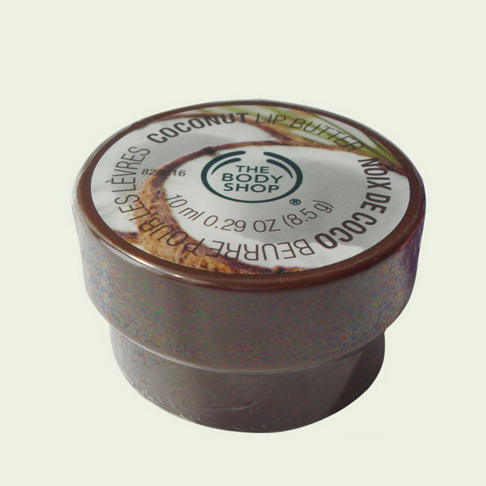 英国The Body Shop/美体小铺 椰子润唇膏唇部滋养霜 10ML