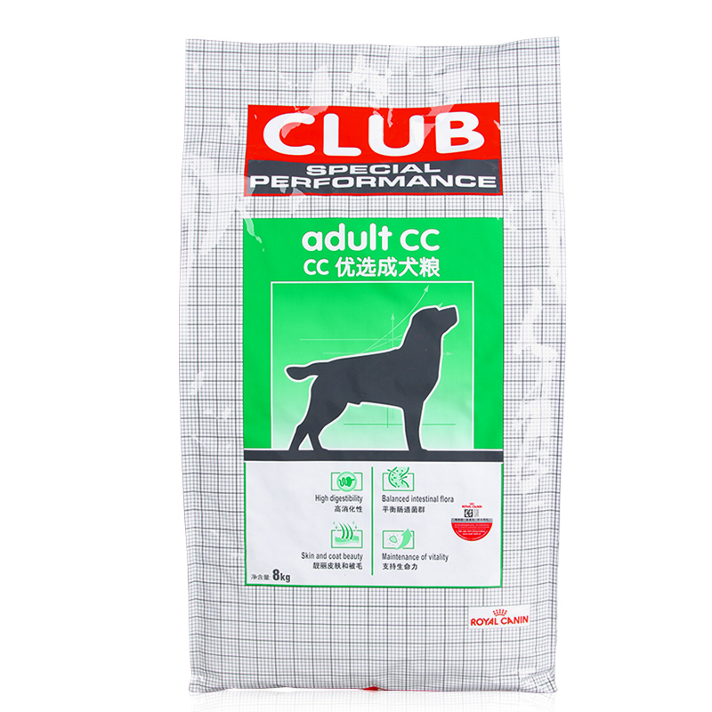 宠物狗粮 皇家狗粮CC中大型成犬狗粮8kg成犬粮 狗主粮成犬粮狗粮