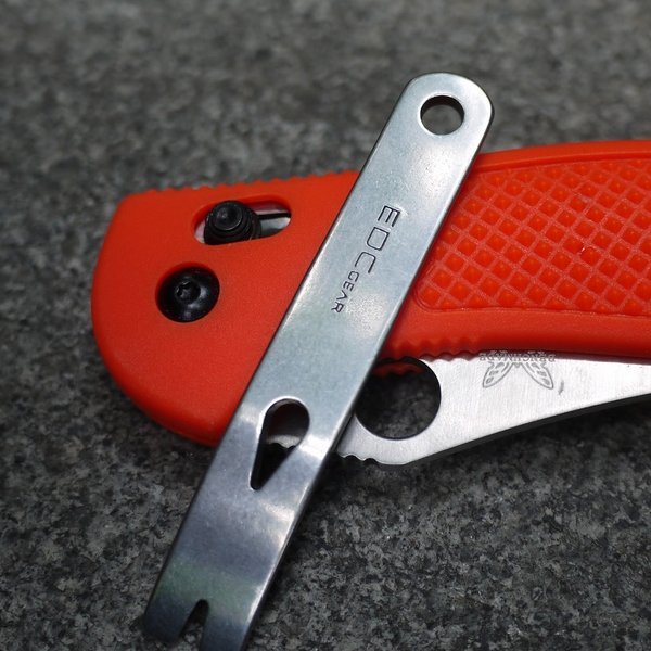 Crank stainless steel crowd stick scraper pin Hand Winding Key button pocket tool EDC