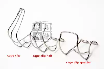 Japan MKS cage clip clip half quarter wireless stainless steel dog mouth cover dead flying fixgear