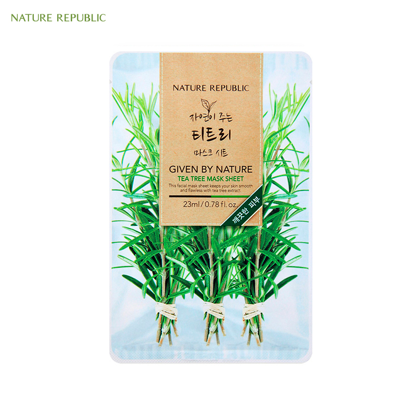 【天猫超市】韩国Nature Republic纳益其尔自然主张茶树面膜贴