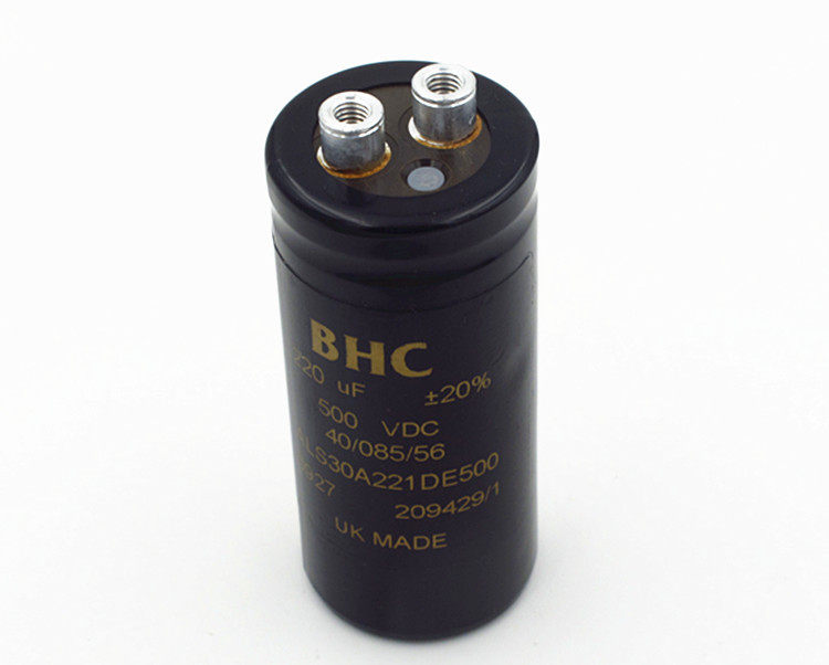 British BHC electrolytic ALS30 series 220UF 500V