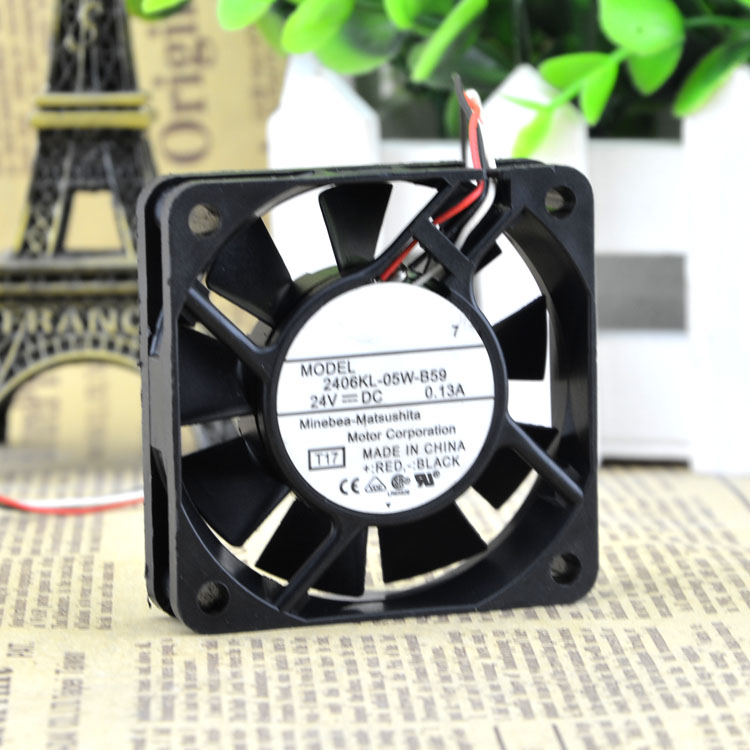 Original NMB 2406KL-05W-B59 6015 24V inverter CNC machine tool Fanuce special fan